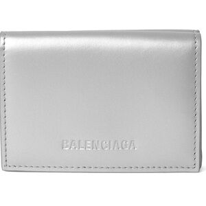 Balenciaga Tri-fold Compact Wallet Unisex Grey NWT